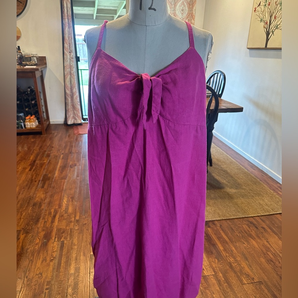 Linen sundress dress size xxl